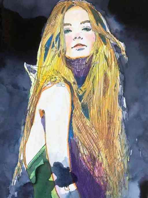 ドローイング ブルーバード