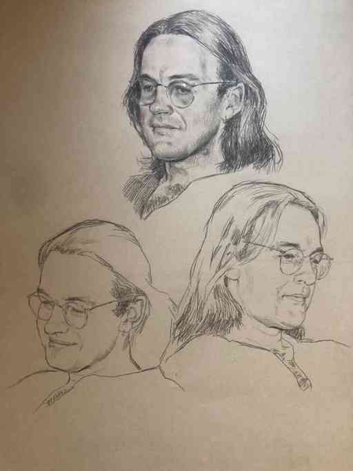 ドローイング マークの肖像