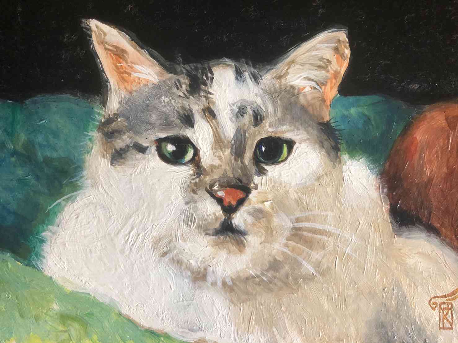 油彩画 ファンタジア