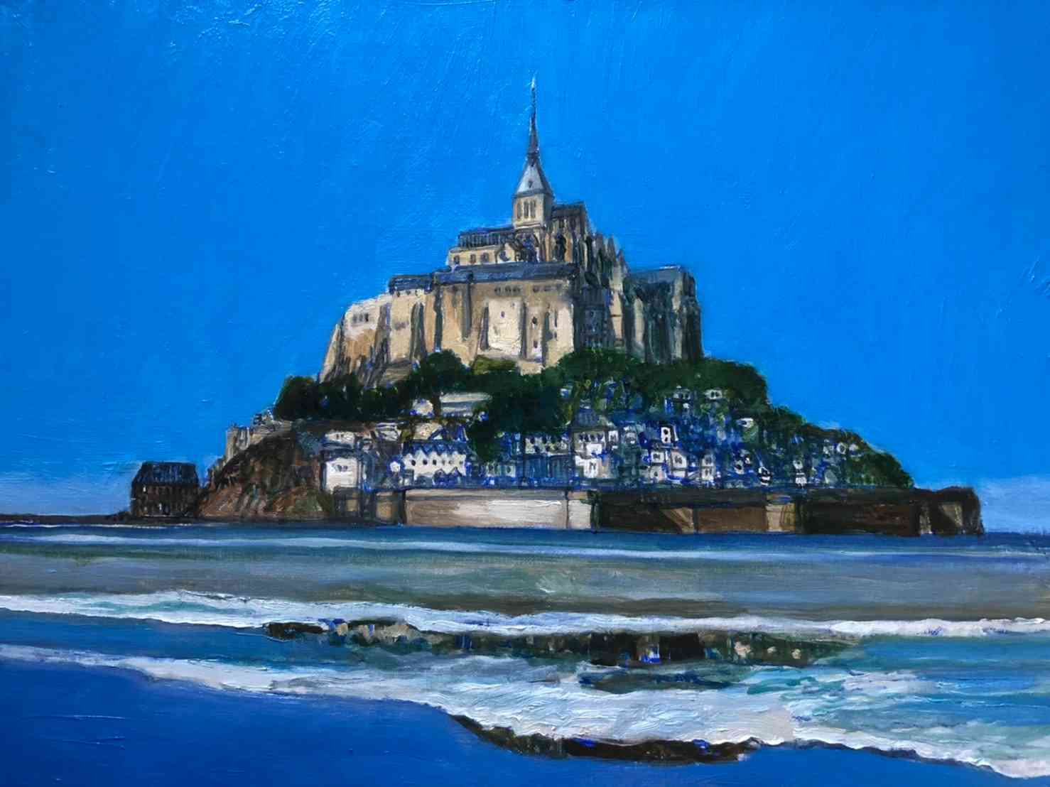 油彩画 汚れた英雄