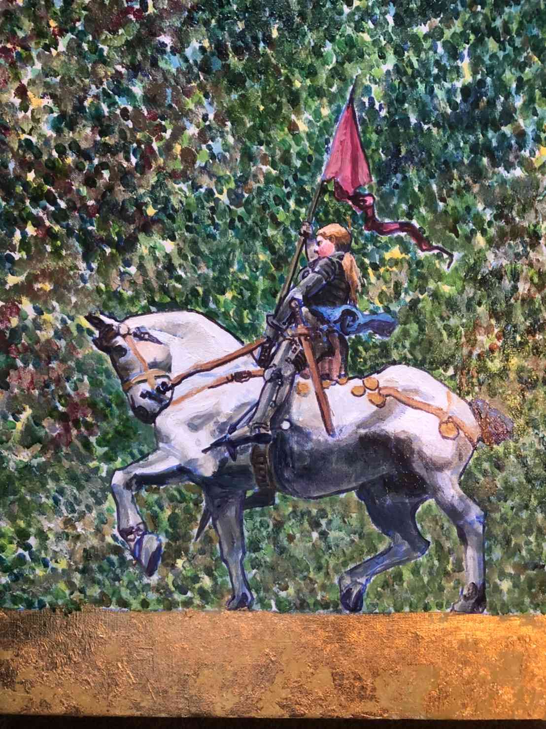 油彩画 レクイエム